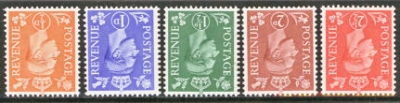 1950 Set Of 5 Inverted