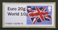 2012 Flag Euro 20g World 10g Type 2  SG FS41ab