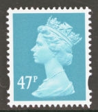 SG Y1723 47p Turquoise 2 Bands