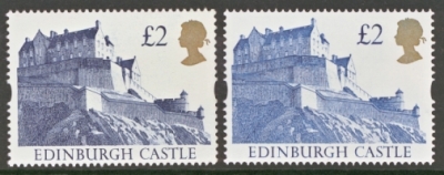 1992 £2 Castle SG 1613 Error of colour