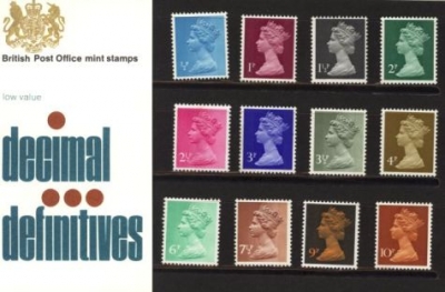 1971  ½p-10p (37)