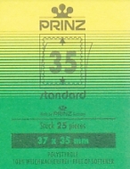 37x35 Prinz Stamp Mounts   packet of 25 for squre Comms