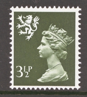 SG  S17 3½p 2 Bands