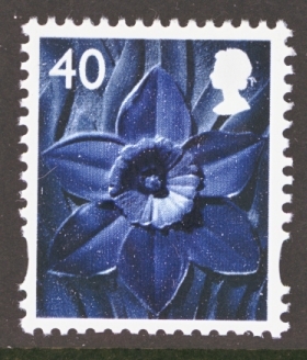 SG  W101 40p Daffodil