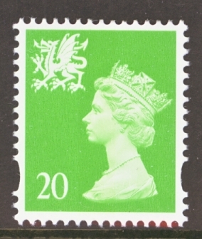SG  W79a 20p Green Right Band
