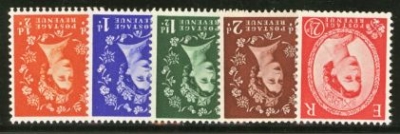 1952 Set Of 5 Inverted